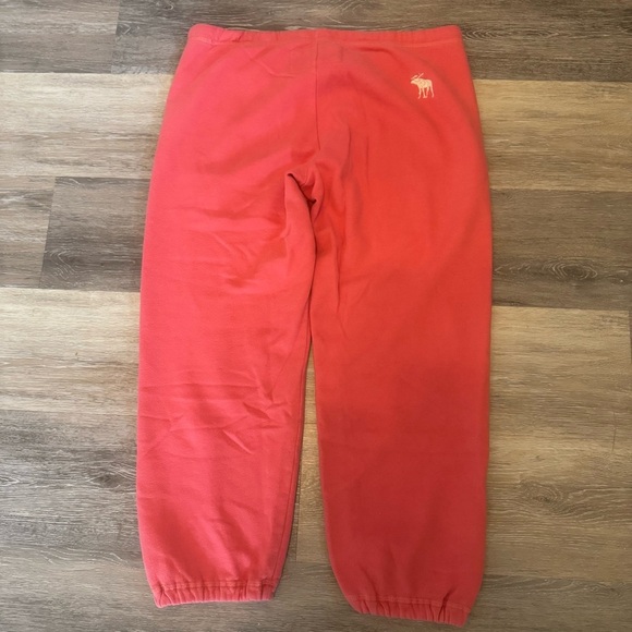 Vintage Abercrombie and Fitch A&F Logo Sweatpants Joggers Size Medium Y2K - Picture 7 of 9